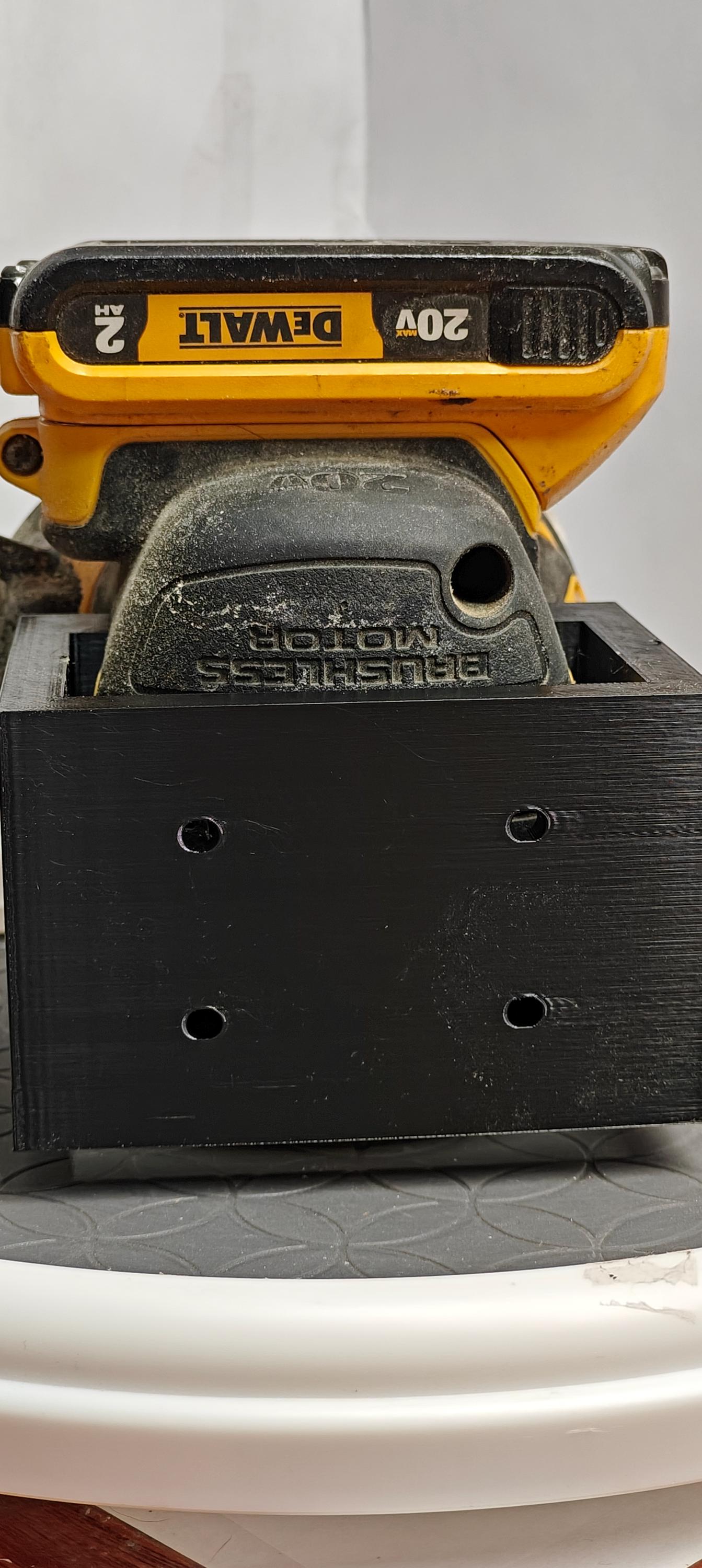 DeWalt XR DCW210 Sander Wall Mount Holder for Cordless Orbital Tool Storage