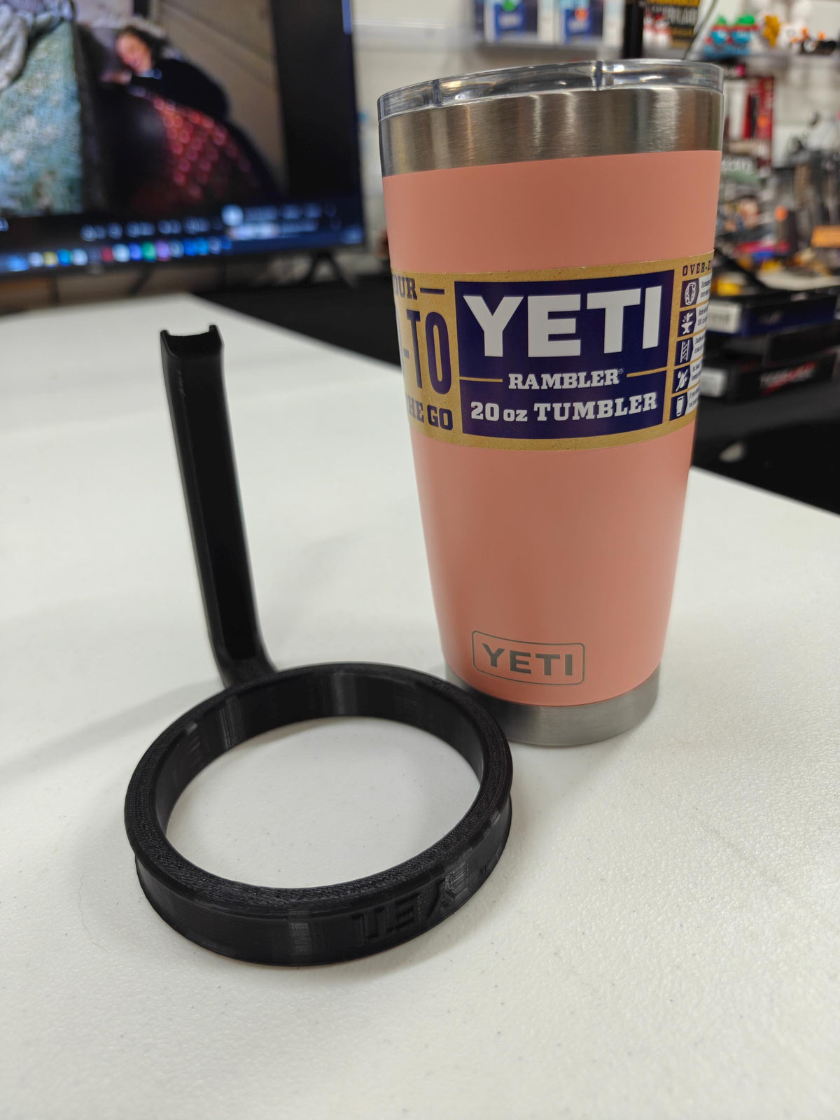 20oz Tumbler Handle | 3D Printed Grip for YETI Rambler - product image 7