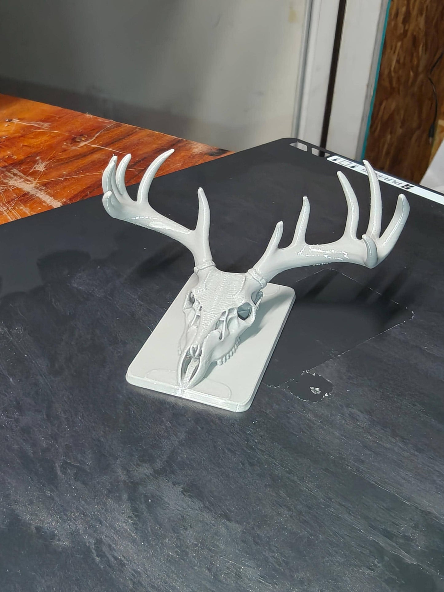 3D Printed Deer Skull Magnet | Rustic Cabin Decor