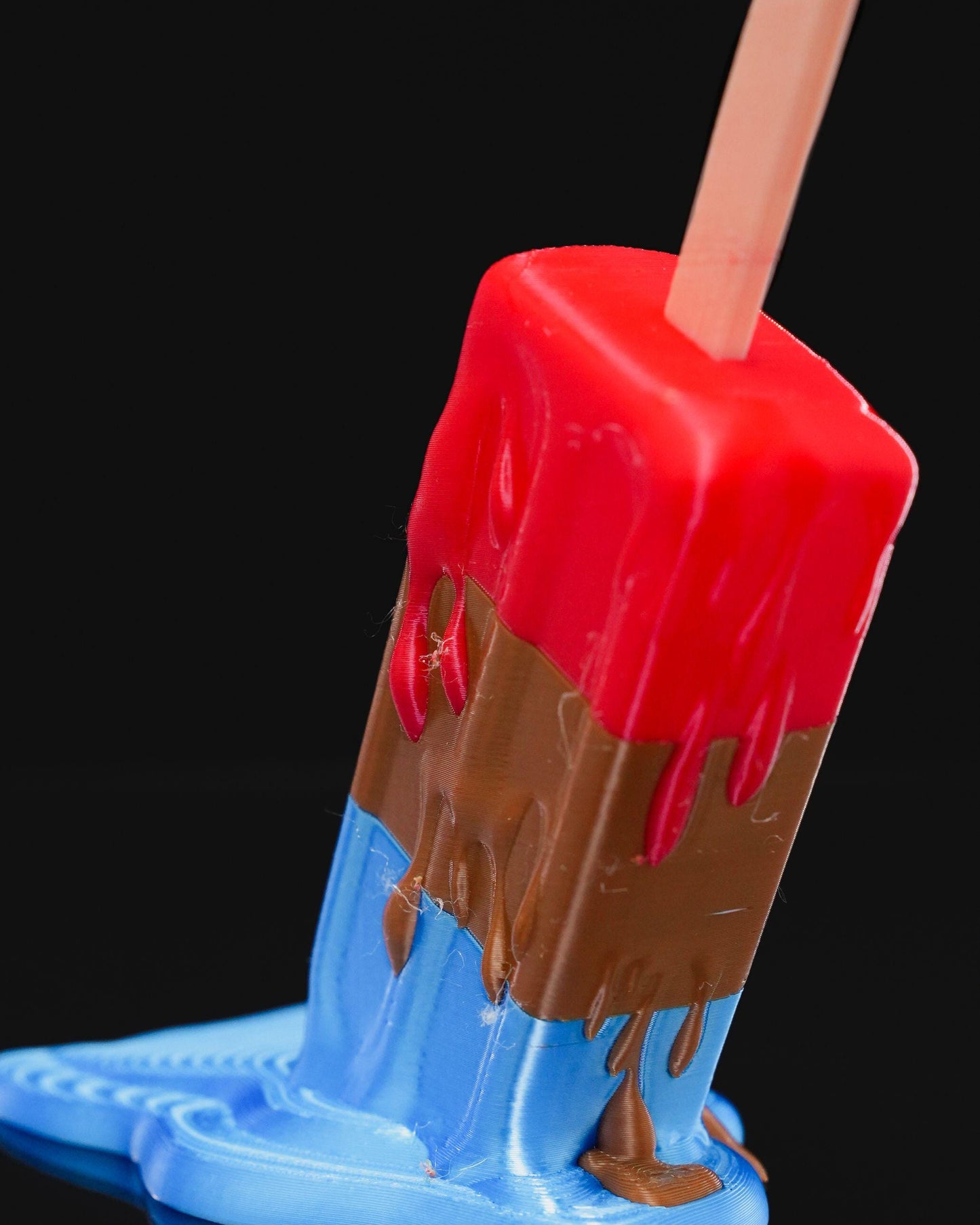 3D Printed Melting Ice Cream Cone Door Stopper, Novelty Home Decor Wedge - product image 10