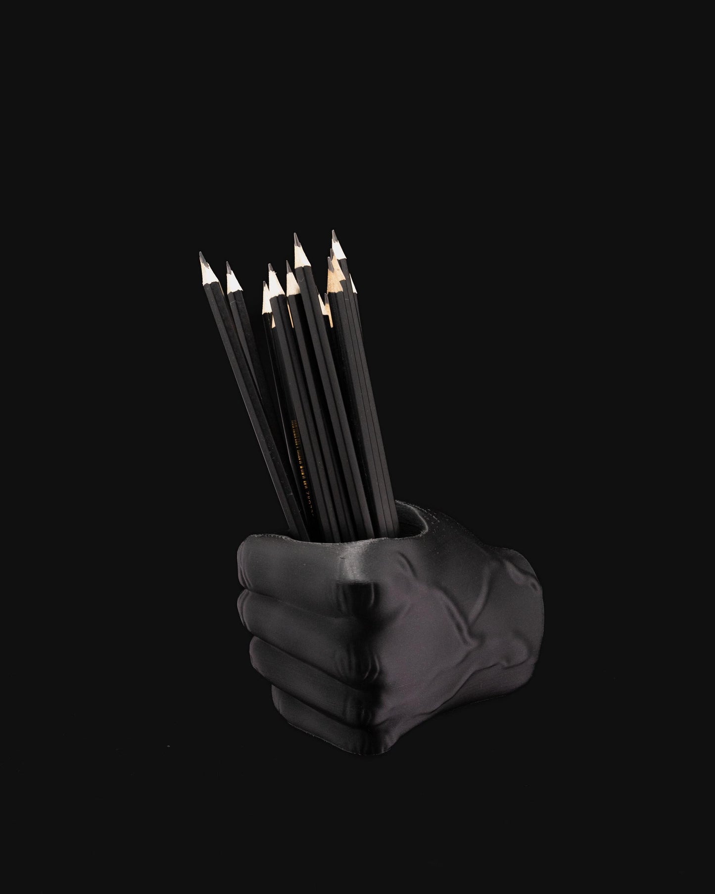 3D Printed Fist Pen Holder | Unique Desk Organizer, Gift