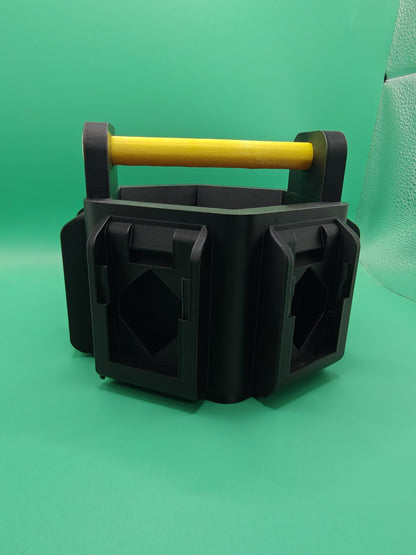 DeWalt 20V/60V Battery Organizer | PETG Tool Caddy, 6-Battery Capacity