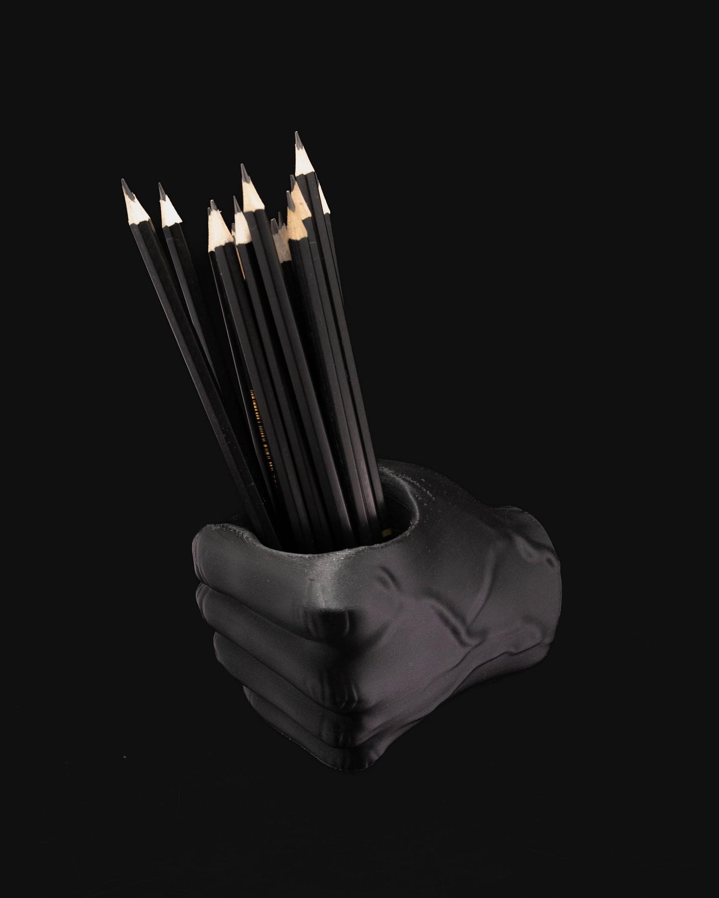 3D Printed Fist Pen Holder | Unique Desk Organizer, Gift