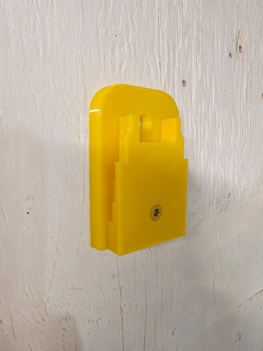 DeWalt Tool Wall Mount Holder, PETG Cordless Drill Hanger, 20V Tool Storage Rack, Garage Organizer, Workshop Tool Mount, Black or Yellow