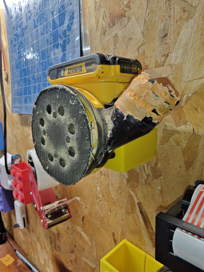 DeWalt XR DCW210 Sander Wall Mount Holder for Cordless Orbital Tool Storage