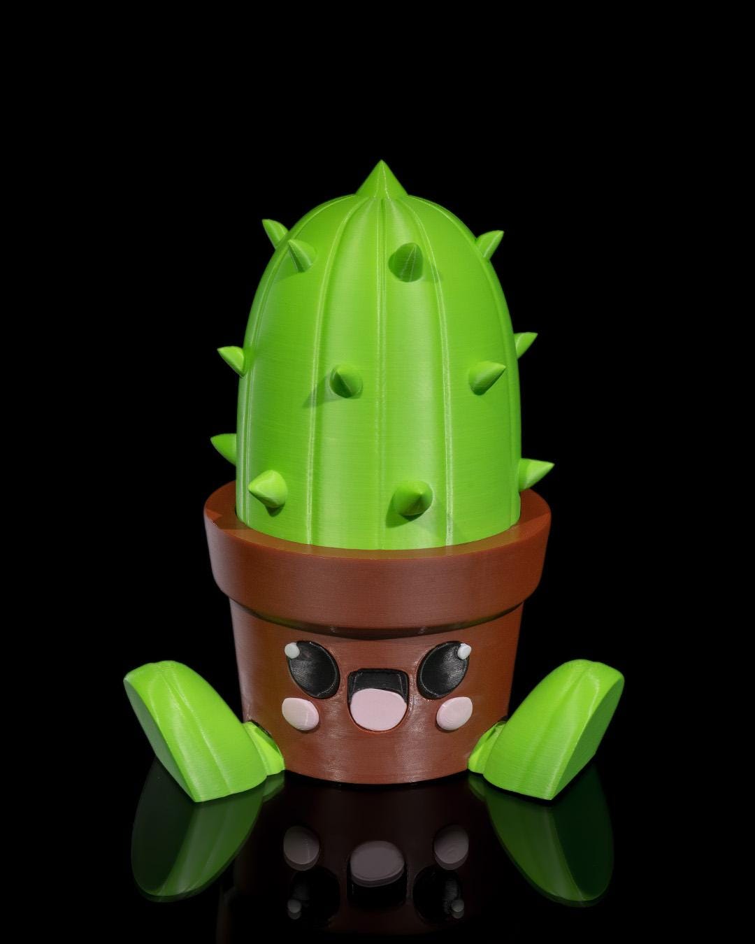 Kawaii Cactus Headphone Stand – 3D Printed Anime Desk Decor - product image 7
