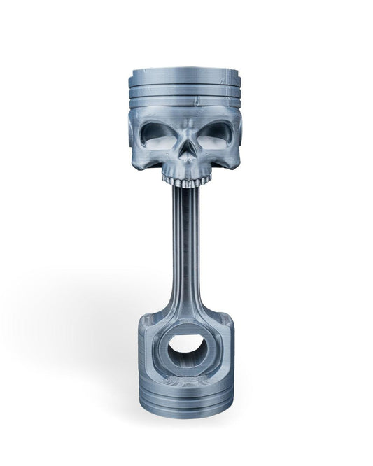 Piston Reaper Skull Headphone Stand: 3D Printed Automotive Decor - product image 2