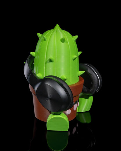 Kawaii Cactus Headphone Stand – 3D Printed Anime Desk Decor - product image 4