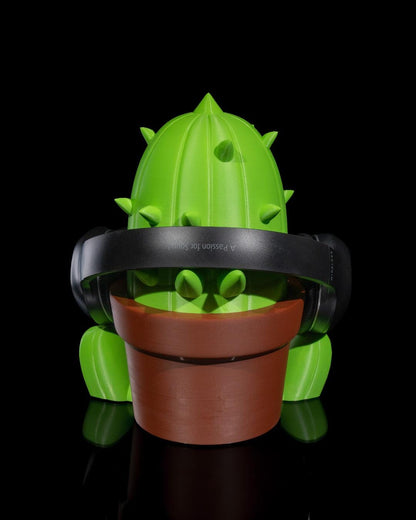 Kawaii Cactus Headphone Stand – 3D Printed Anime Desk Decor - product image 6