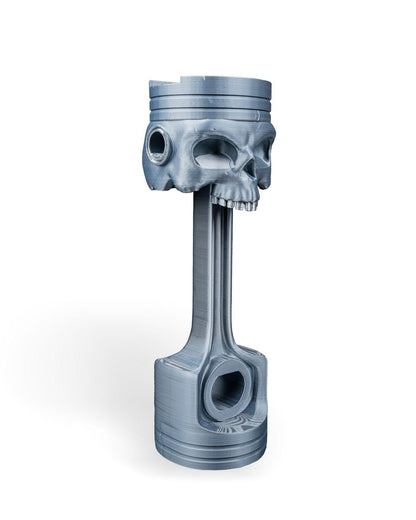 Piston Reaper Skull Headphone Stand: 3D Printed Automotive Decor - product image 3
