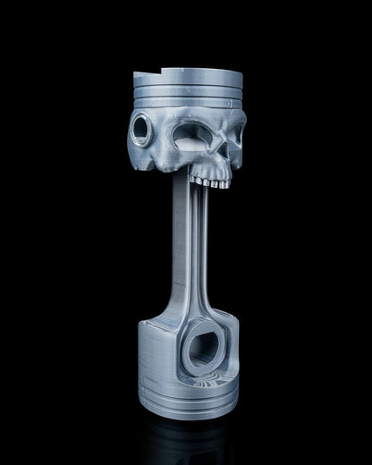 Piston Reaper Skull Headphone Stand: 3D Printed Automotive Decor - product image 10