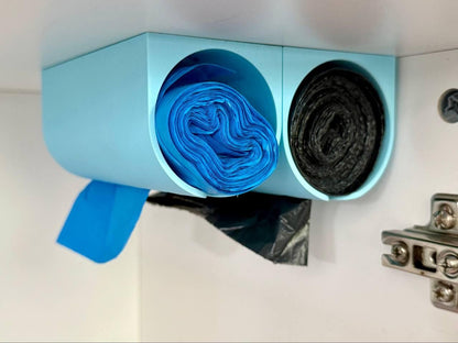 3D Printed Trash Bag Dispenser | Wall & Cabinet Mount Organizer