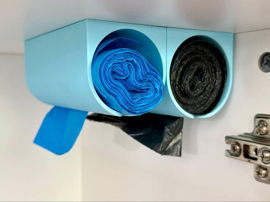 3D Printed Trash Bag Dispenser | Wall & Cabinet Mount Organizer - product image 1