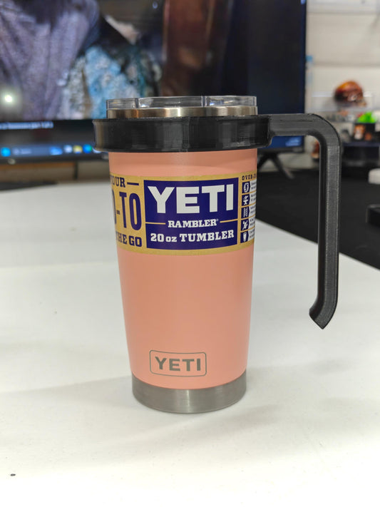 20oz Tumbler Handle | 3D Printed Grip for YETI Rambler