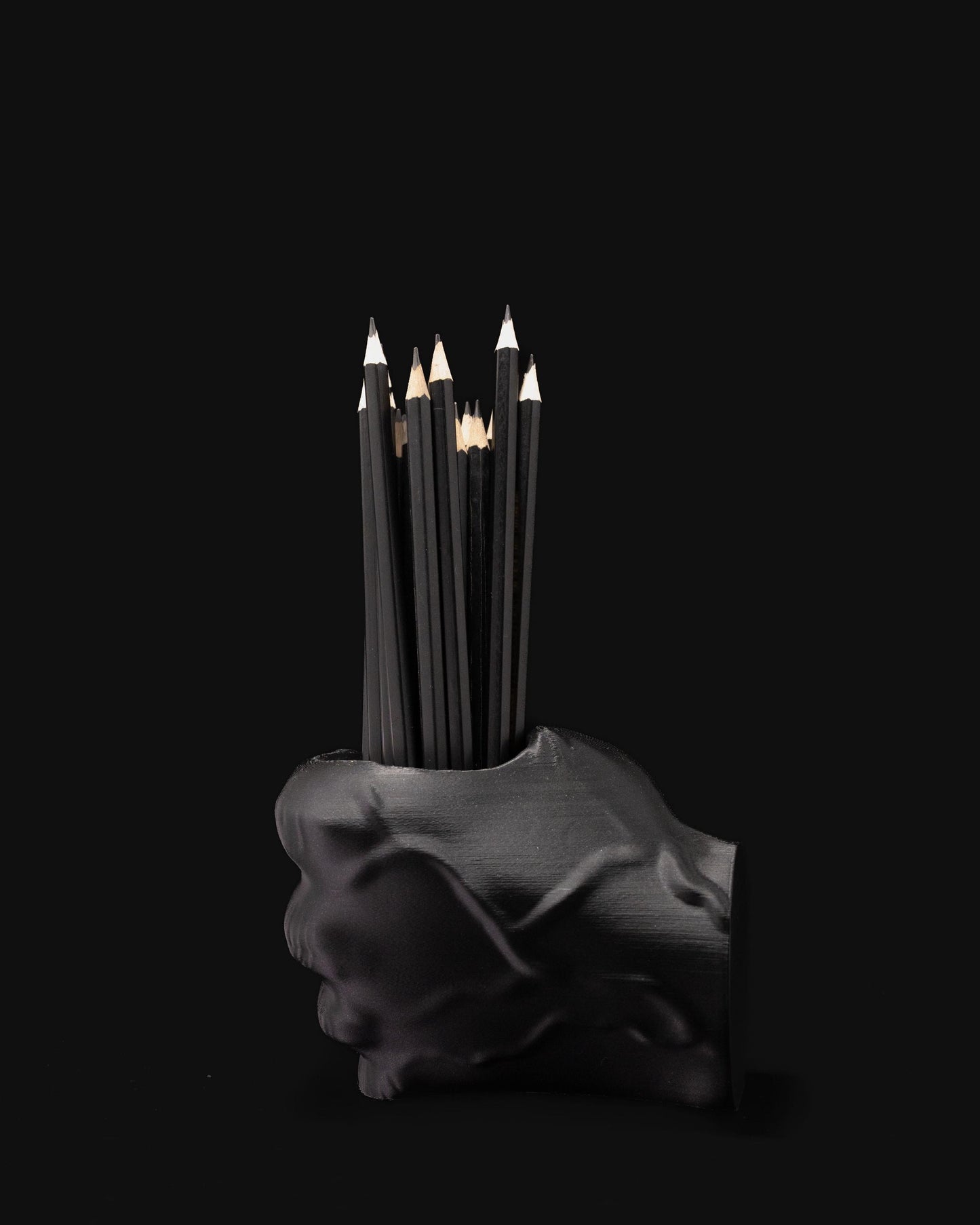 3D Printed Fist Pen Holder | Unique Desk Organizer, Gift
