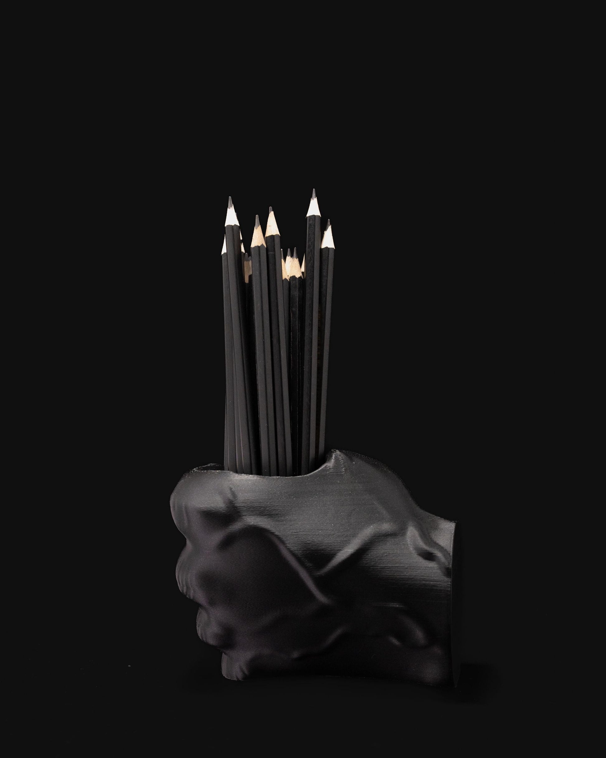 3D Printed Fist Pen Holder | Unique Desk Organizer, Gift