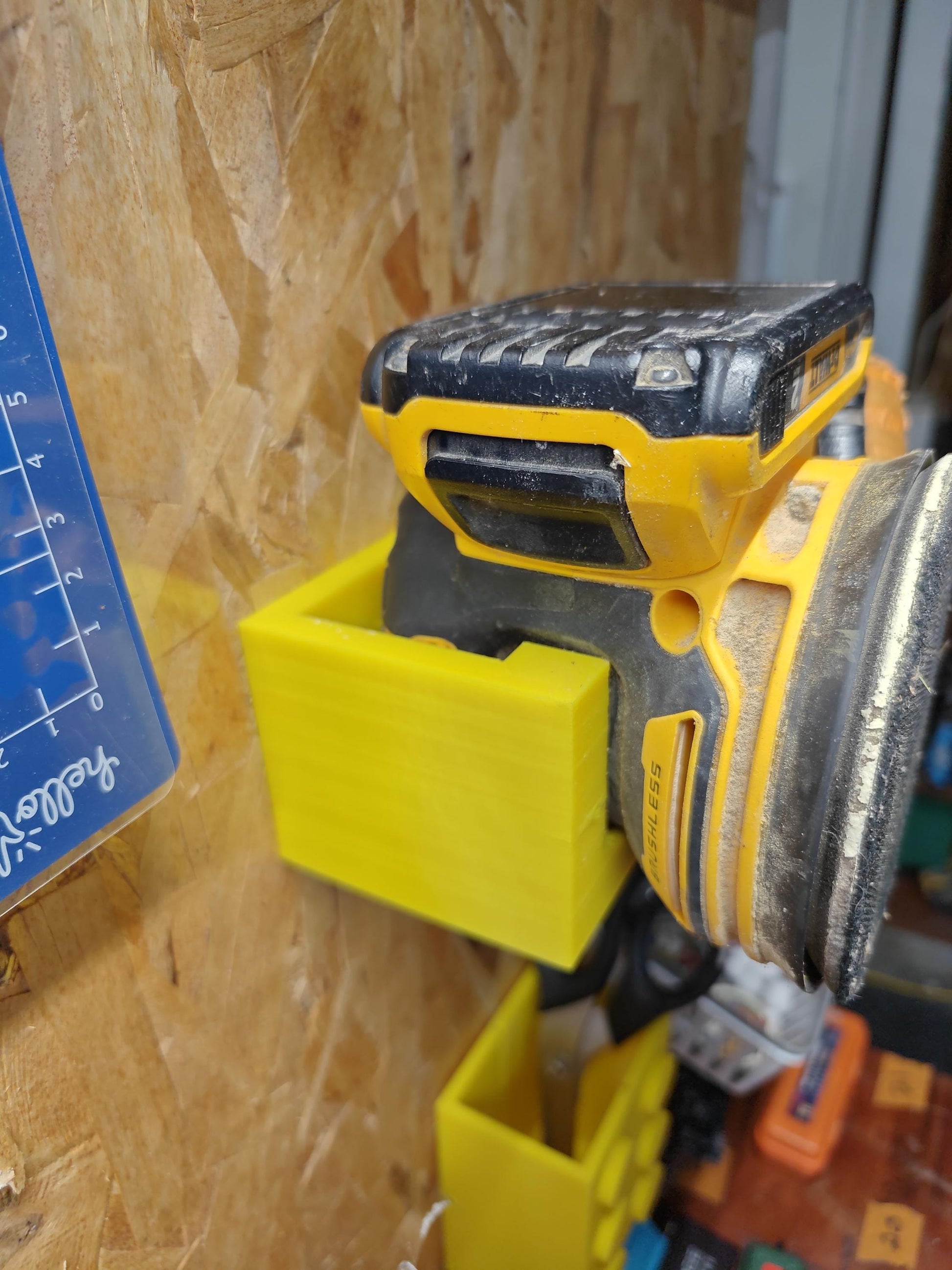 Random Orbital Sander Wall Mount Compatible with DeWalt DCW210 20V MAX – Tool Holder - product image 6