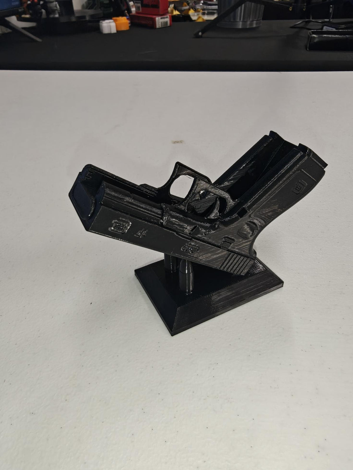 Glock Style Business Card Holder | Desk Display | Gun-Inspired Office Organizer | Custom Desk Decor Gift - product image 3