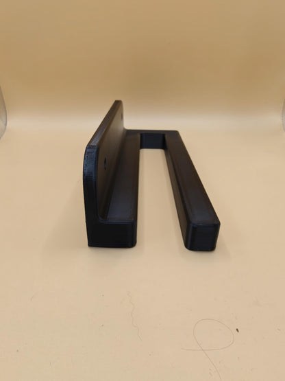 Skateboard Wall Mount Display Rack | 3D Printed Vertical Board Hanger | Secure Strap Deck Holder & Storage Hanger - product