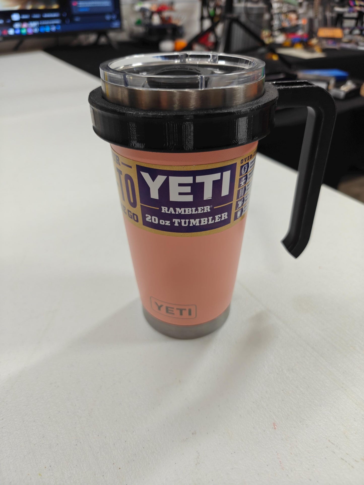20oz Tumbler Handle | 3D Printed Grip for YETI Rambler