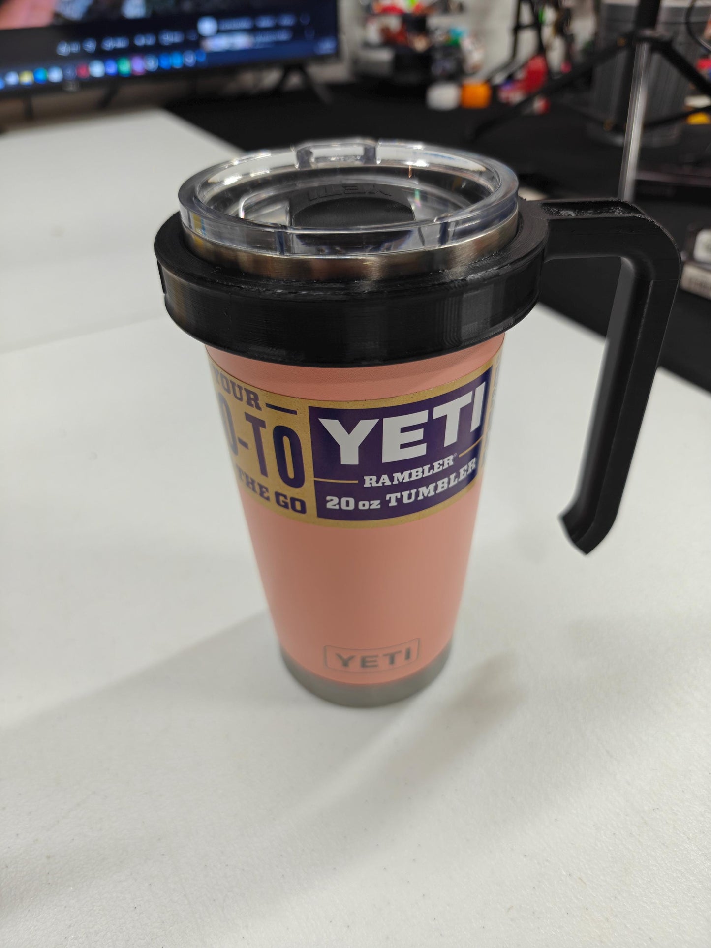 20oz Tumbler Handle | 3D Printed Grip for YETI Rambler