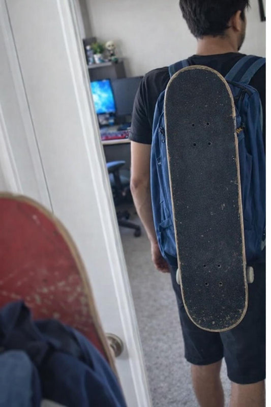 Backpack Skateboard Hanger Clip | Hands-Free Board Carrier | 3D Printed Travel Deck Holder Attachment - product image 2