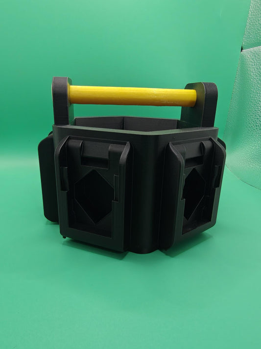 6-Slot Wall-Mount Organizer for 20V/60V Tool Batteries – Holds 6 Batteries Securely - product image 2
