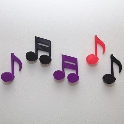 3D Printed Music Note Wall Hook – Modern Decorative Hanger