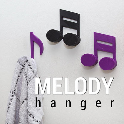 3D Printed Music Note Wall Hook – Modern Decorative Hanger