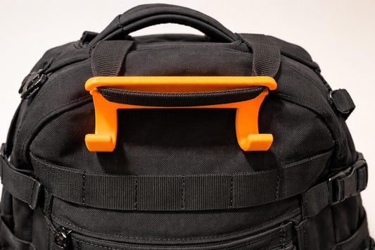 Backpack Skateboard Hanger Clip | Hands-Free Board Carrier | 3D Printed Travel Deck Holder Attachment - product image 1