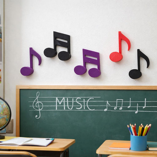 3D Printed Music Note Wall Hook – Modern Decorative Hanger - product image 2