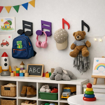3D Printed Music Note Wall Hook – Modern Decorative Hanger