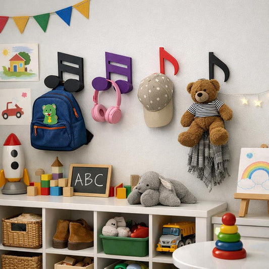 3D Printed Music Note Wall Hook – Modern Decorative Hanger - product image 1