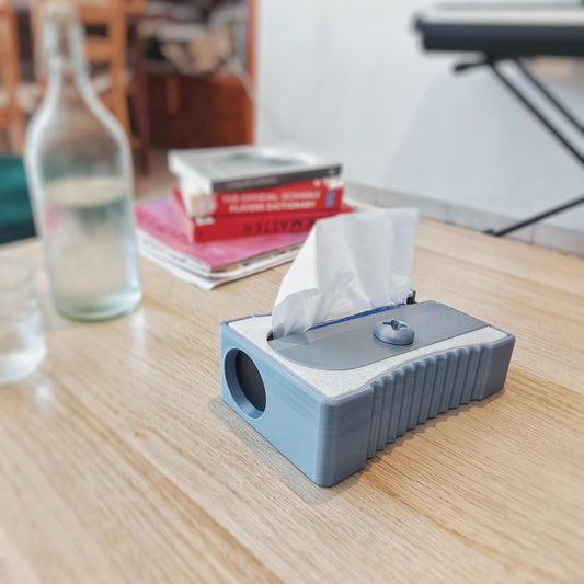 3D Printed Pencil Sharpener Tissue Box Cover – Teacher Desk Decor - product image 1