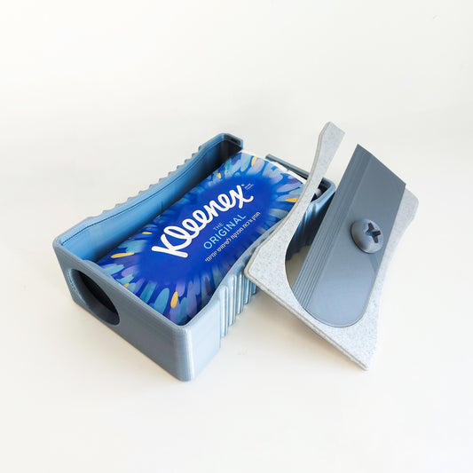 3D Printed Pencil Sharpener Tissue Box Cover – Teacher Desk Decor - product image 2