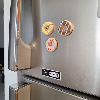 3D Printed Donut Bag Clips, Magnetic Food Sealers, Kitchen Accessories