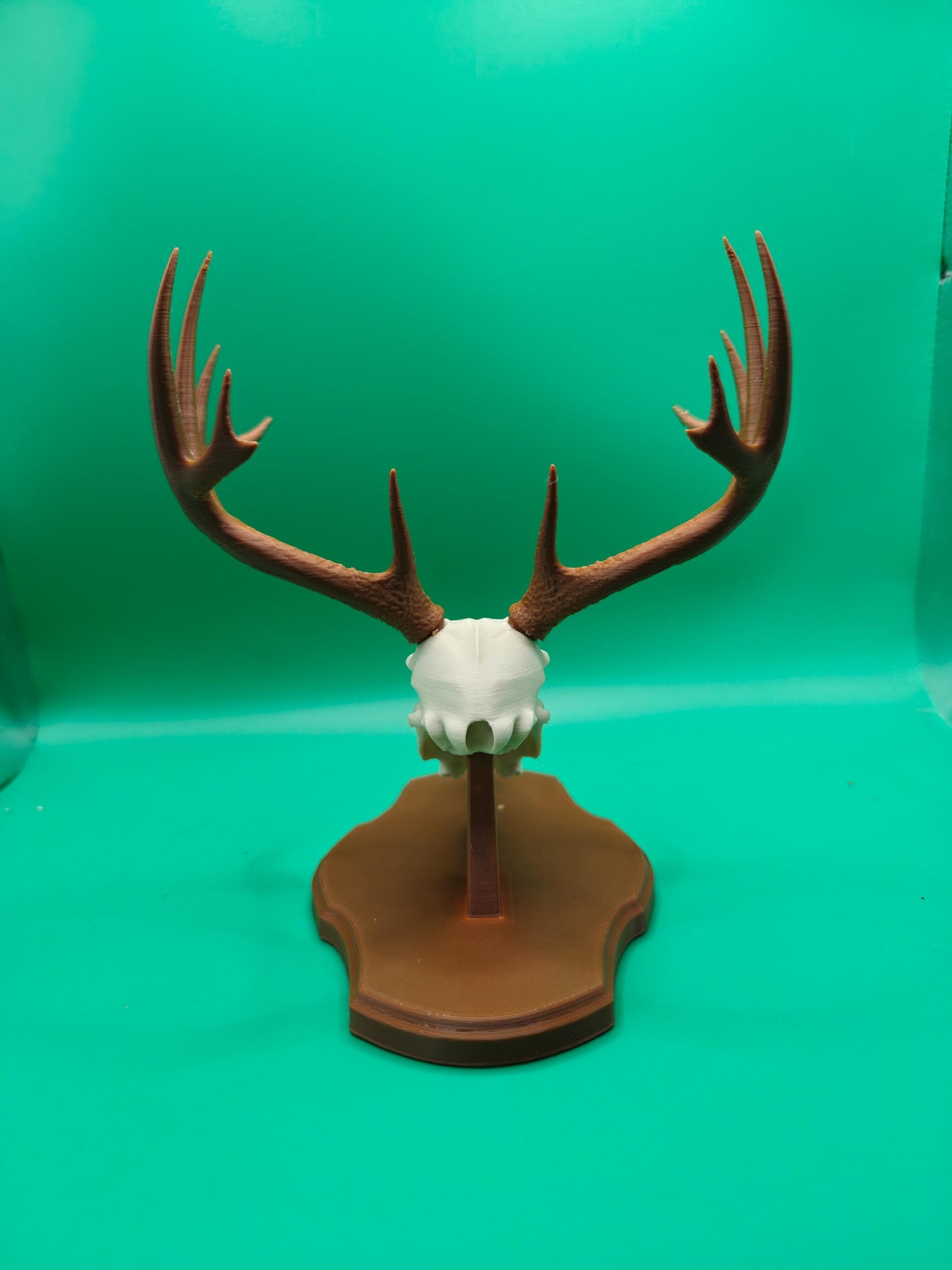 3D Printed Faux Deer Skull Mount | Rustic Hunting Decor