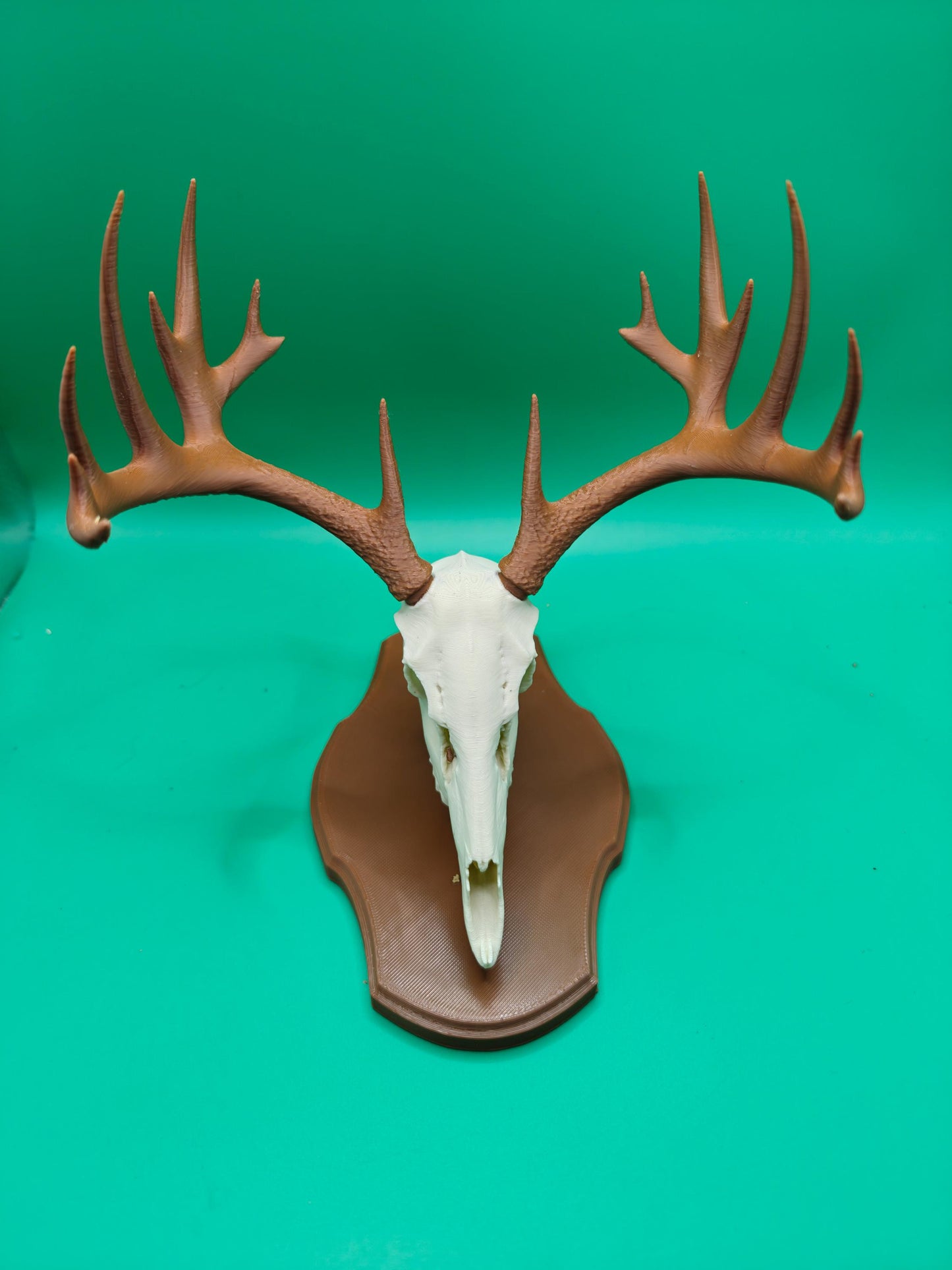 3D Printed Faux Deer Skull Mount | Rustic Hunting Decor