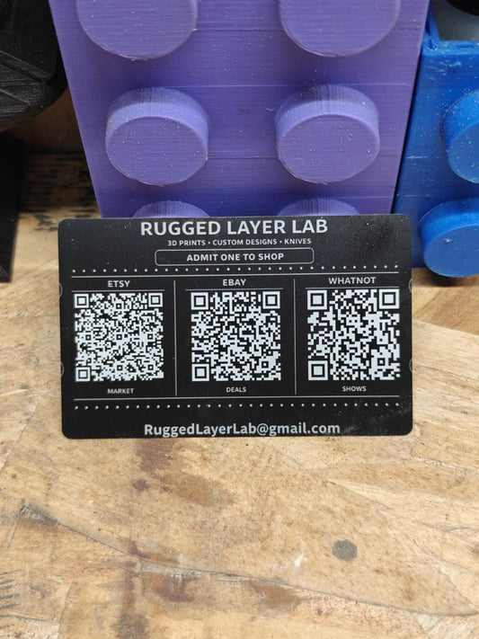 Custom Engraved Metal Business Cards – Aluminum Matte Finish Personalized - product image 2