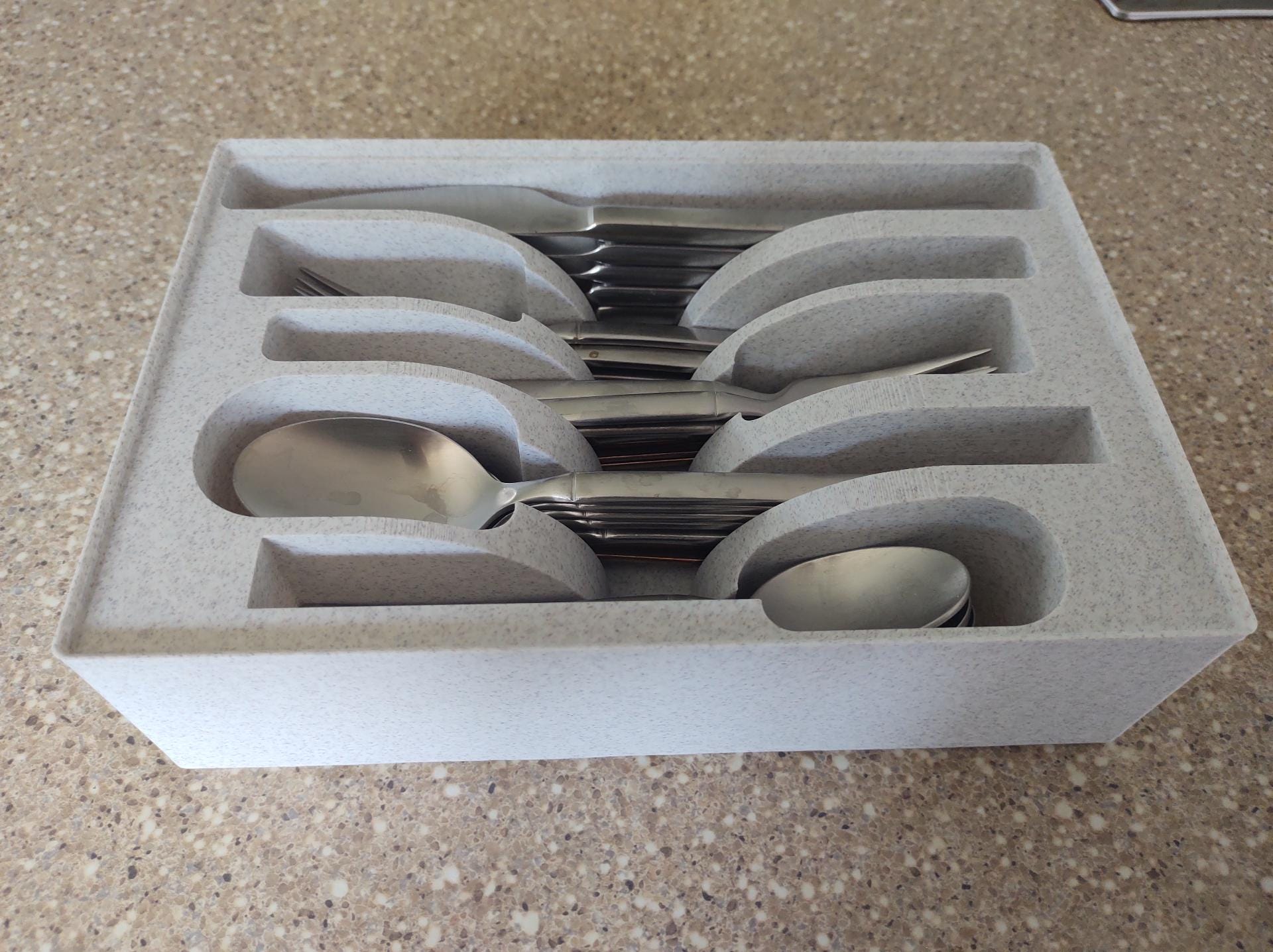 RV Silverware Tray – Compact Camper Drawer Organizer for Forks, Spoons and Knives - product image 1