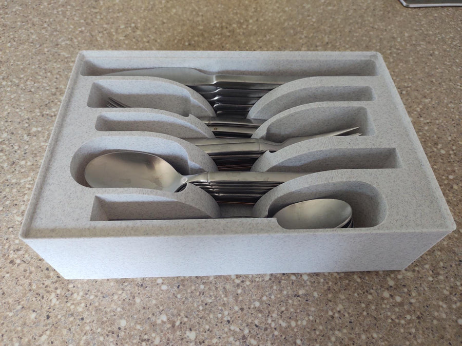 RV Silverware Tray – Compact Camper Drawer Organizer for Forks, Spoons and Knives - product image 1