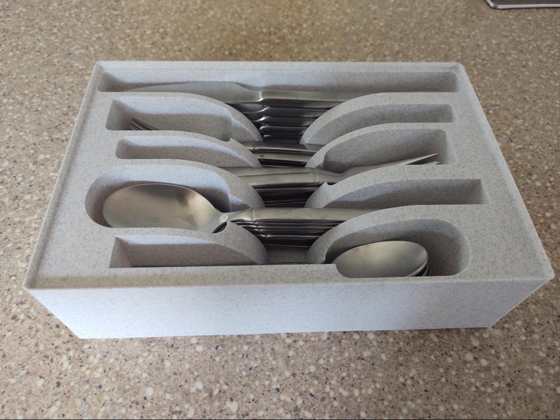 RV Silverware Tray – Compact Camper Drawer Organizer for Forks, Spoons and Knives - product image 3