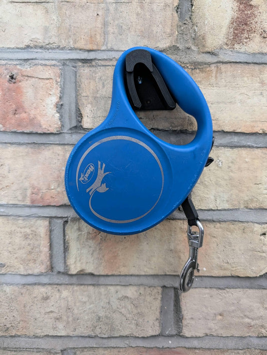 Dog Leash Wall Holder – Retractable Leash Hook, 3D Printed Entryway Pet Organizer - product image 1