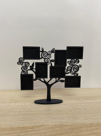 3D Printed Family Photo Tree Display, Tabletop Keepsake Frame - product image 2