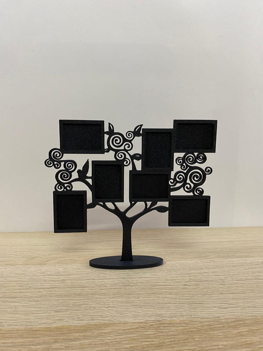 3D Printed Family Photo Tree Display, Tabletop Keepsake Frame - product image 2