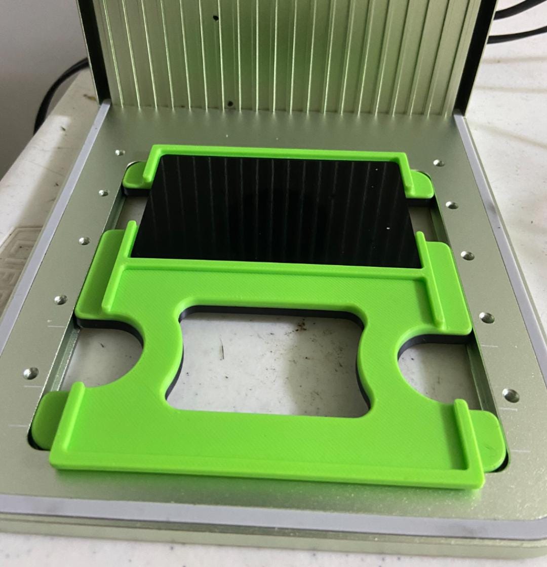xTool F1 Business Card Jig – 3D Printed Engraving Fixture for 2 Cards - product image 5