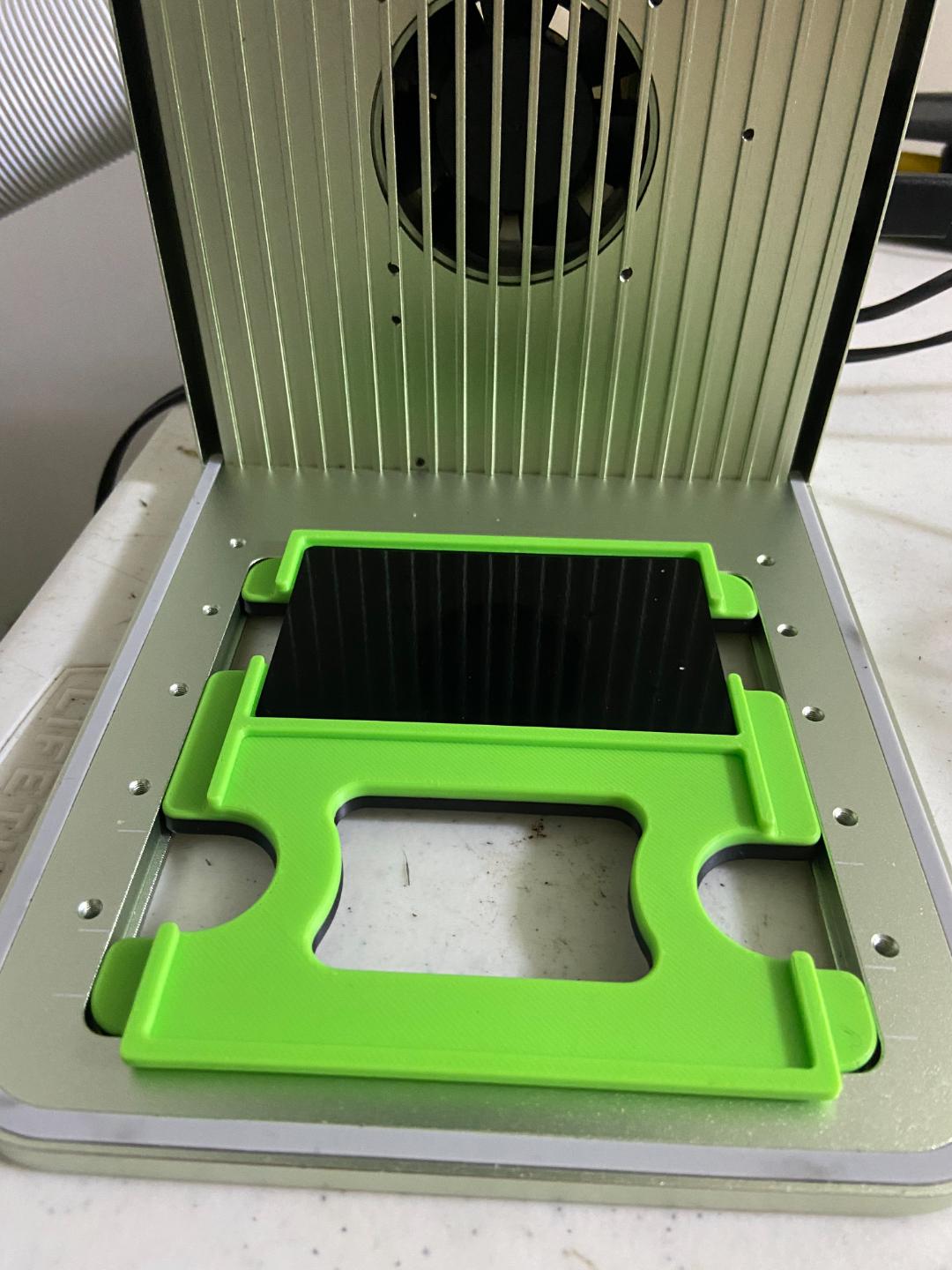 xTool F1 Business Card Jig – 3D Printed Engraving Fixture for 2 Cards - product image 1