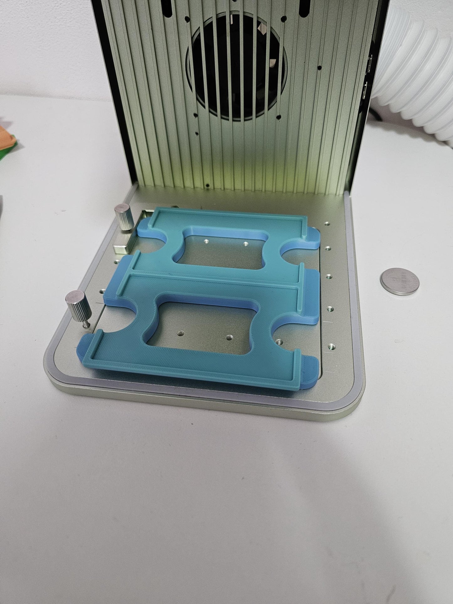 xTool F1 Business Card Jig – 3D Printed Engraving Fixture for 2 Cards - product image 3