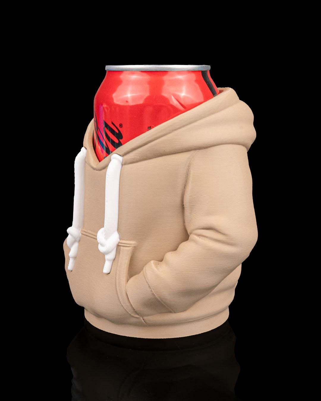 3D Printed Hoodie Can Holder, Novelty Drink Sleeve, Desk Decor Accessory - product image 7