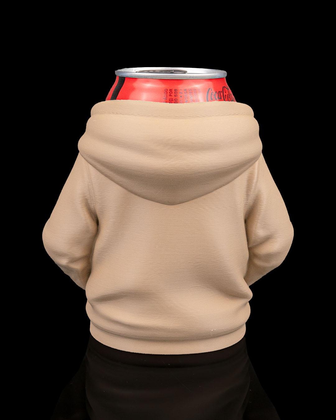 3D Printed Hoodie Can Holder, Novelty Drink Sleeve, Desk Decor Accessory - product image 5